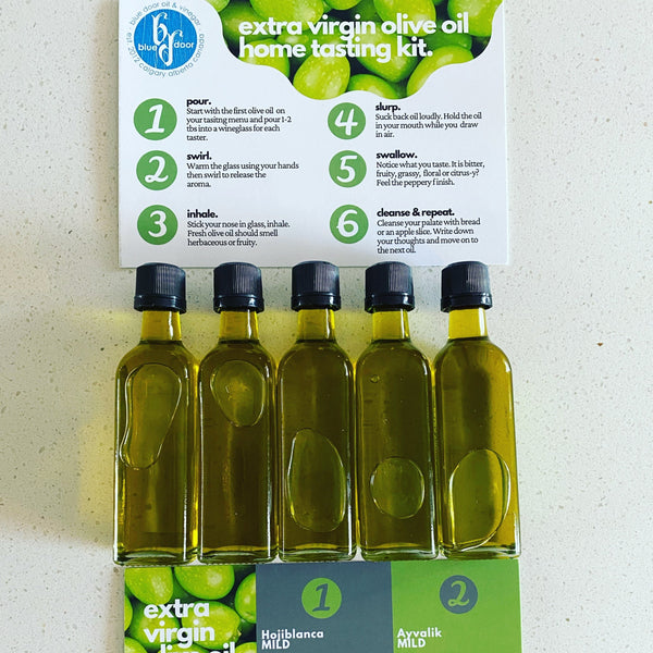 extra virgin olive oil home tasting kit
